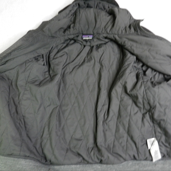 Patagonia Better Sweater Mens Size Medium Gray Insulated Hooded Full Zip LIned - Picture 8 of 11
